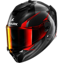 КАСКА SHARK SPARTAN GT PRO CARBON BLACK/RED - Avtozona