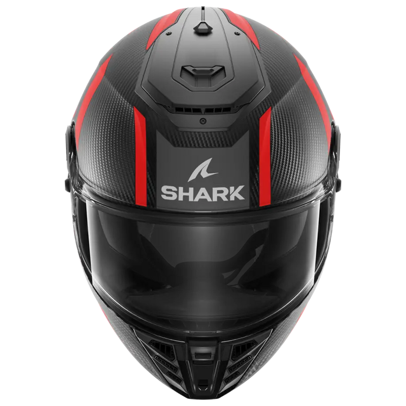 Каска SHARK SPARTAN RS CARBON SHAWN BLACK/RED MATT - Avtozona