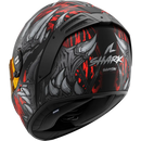 КАСКА SHARK SPARTAN RS MATT BLACK/RED - Avtozona