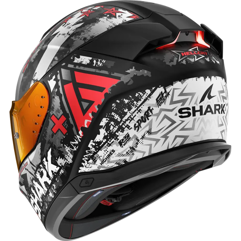 Каска SHARK SKWAL i3 HELLCAT BLACK/GREY/RED - Avtozona