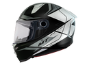 Каска MT REVENGE 2 S HATAX B2 BLACK/GREY/WHITE GLOSS - Avtozona