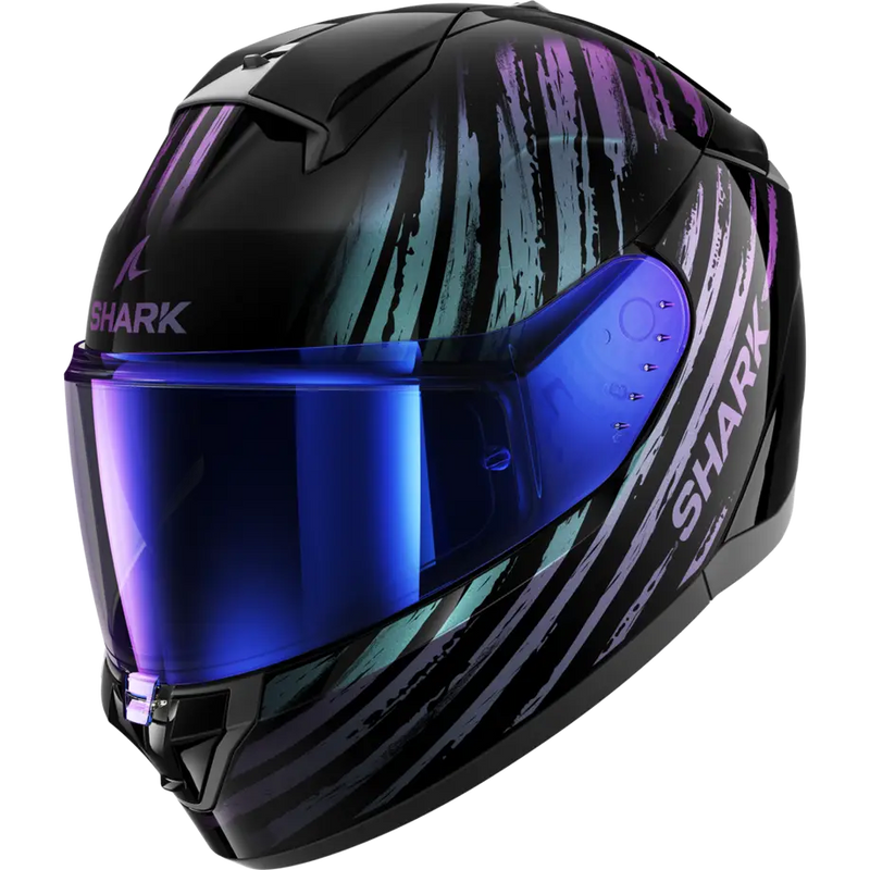 КАСКА SHARK RIDILL 2 ASSYA GLOSS BLACK/VIOLET - Avtozona