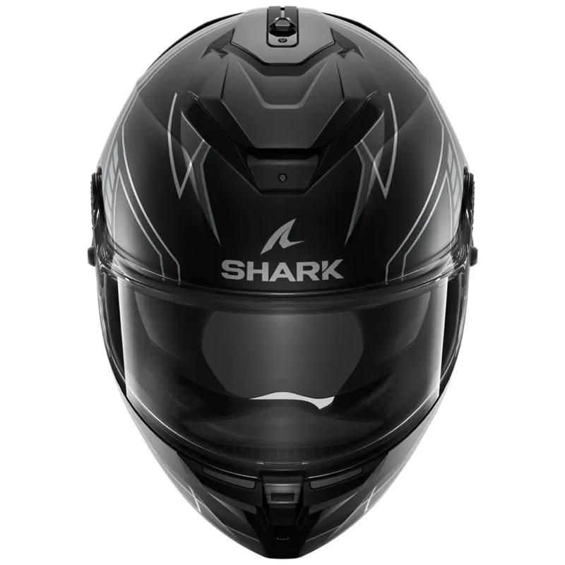 КАСКА SHARK SPARTAN GT PRO BLACK/SILVER MATT - Avtozona