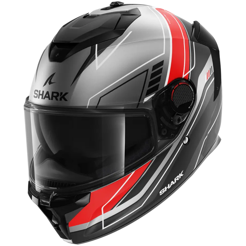 КАСКА SHARK SPARTAN GT PRO GRAY/RED/BLACK MATT - Avtozona