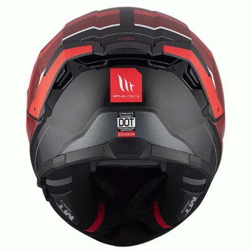 Каска MT THUNDER 4 SV R25 B35 BLACK/RED - Avtozona