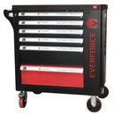 Количка професионален шкаф за инструменти със седем 7 чекмеджета отделения с включени 154 инструмента - Avtozona