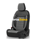 Тапицерия за седалки Комфортлайн - Черно/Сиво - Avtozona