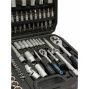 Комплект гедоре от 108 части 1/4 & 1/2 Cr-V 6-стенни вложки KINGTUL - Avtozona