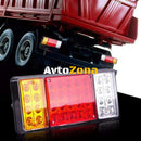 Комплект LED ЛЕД Диодни Стопове Стоп Задни светлини с 4 Функции 12V 31,5 cm x 13,5 cm