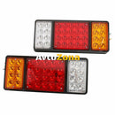 Комплект LED ЛЕД Диодни Стопове Стоп Задни светлини с 4 Функции 12V 31,5 cm x 13,5 cm