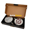 Комплект от 2бр Светодиодни LED Лед Габарити Обеци 24V бяло-червено VOL - Avtozona