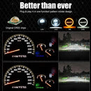 Комплект от 2бр. универсален 7 инча 18см ЛЕД LED фар лампа халоген 12V-24V