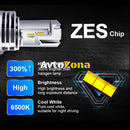 Комплект Умалени Мини Лед Led Диодни Крушки М3 H4 Х4 12V 24V 50W 5000lm за Трактори Мотоциклети Мотори Автомобили - Avtozona