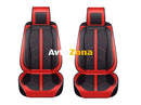 Комплект Универсална Авто Тапицерия Еко Кожа Лукс Sport Червено-Черно - Avtozona