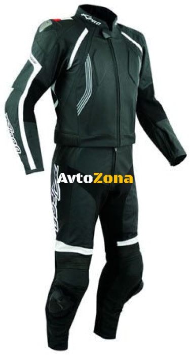 Кожен екип от две части A-PRO DEFENDER BLACK - Avtozona