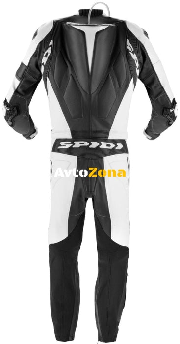 Кожен екип от две части SPIDI RACE WARRIOR TOURING LONG WHITE/BLACK - Avtozona