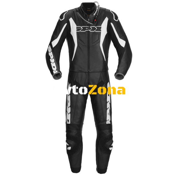 Кожен екип от две части SPIDI SPORT WARRIOR TOUR BLACK/WHITE - Avtozona