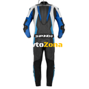 Кожен екип с гърбица SPIDI SPORT WARRIOR PERFORATED PRO WHITE/BLUE - Avtozona