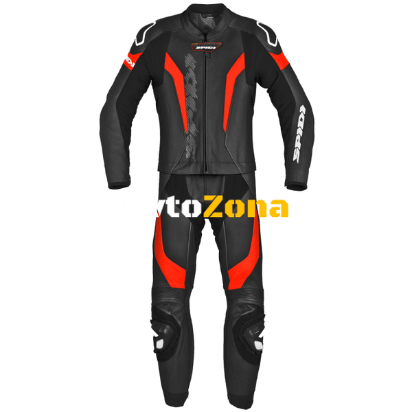 КОЖЕН МОТО ЕКИП SPIDI LASER TOURING BLACK/RED 2PC - Avtozona