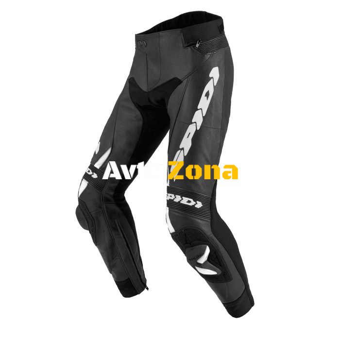 Кожен мото панталон SPIDI RR PRO 2 SHORT Black/White - Avtozona