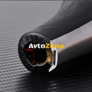 Кожена Лукс Топка за скоростен лост За BMW БМВ X1 X3 X5 E53 E83 E81 E82 E87,E90 E91 E92,E60 E61,E63 5 скорости - Avtozona