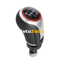 Кожена топка за скоростен лост Volkswagen Фолксваген Голф Golf Mk5 Mk6 Scirocco Jetta EOS 5 скорости - Avtozona