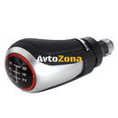 Кожена топка за скоростен лост Volkswagen Фолксваген Голф Golf Mk5 Mk6 Scirocco Jetta EOS 6 скорости - Avtozona