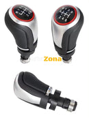 Кожена топка за скоростен лост Volkswagen Фолксваген Голф Golf Mk5 Mk6 Scirocco Jetta EOS 6 скорости - Avtozona