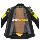 Кожено яке SPIDI IGNITE BLACK/FLUO YELL NS19212 - Avtozona