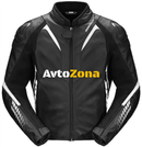 Кожено мото яке SPIDI NKD-1 Black/White - Avtozona