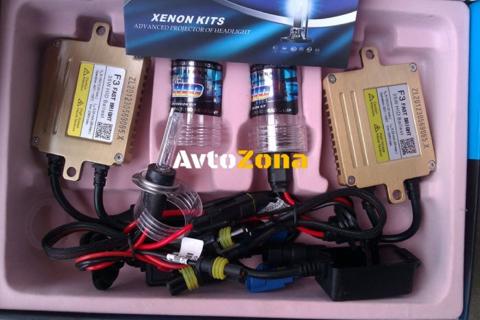 КСЕНОН КОМПЛЕКТ H1 35W 4300K - M3 FAST BRIGHT СЛИМ - Avtozona