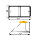 Лява Задна Светлина,Стоп и Габарит с Мигач За Трактор Подходяща За Case/IH Fiat Ford 81844441 D3NN13405B - Avtozona
