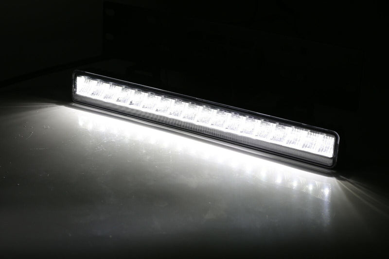 LED БАР 38 см. / 55W + Стойка за номер - Avtozona