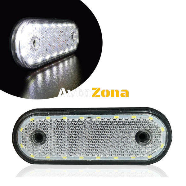 LED Диоден Габарит Бял 20 Диода 12V - Avtozona