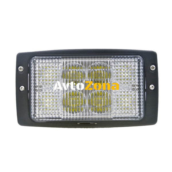 ЛЕД Диоден Халоген LED Фар -3200lm 18x10cm 40W PRO Koмбайн Трактор - Avtozona