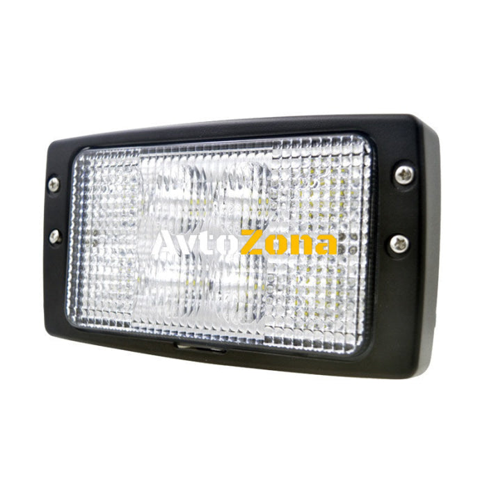 ЛЕД Диоден Халоген LED Фар -3200lm 18x10cm 40W PRO Koмбайн Трактор - Avtozona