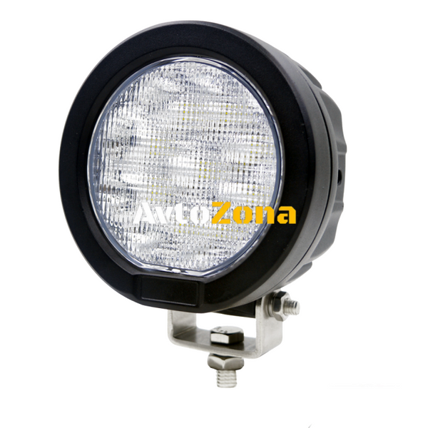 ЛЕД Диоден Халоген LED Фар - 5100lm 12,6cm 60W PRO - Трактор Комбайн - John Deere OEM: RE19079 AR85260 RE12718 - Avtozona