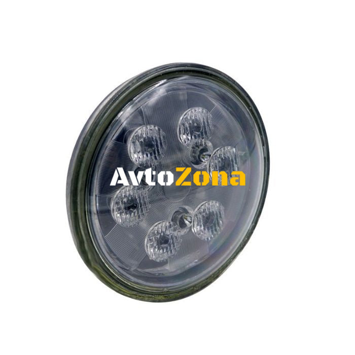 ЛЕД Диоден Халоген LED Лампа 2100lm 112mm 24W Бяла и Червена Светлина - Avtozona