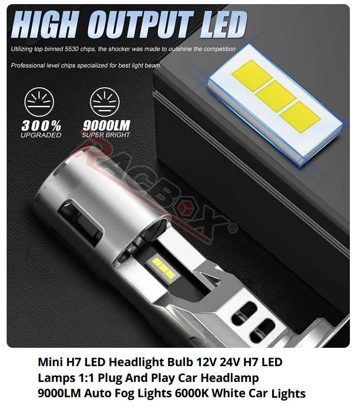 Led Крушка H7 V9 mini - Avtozona