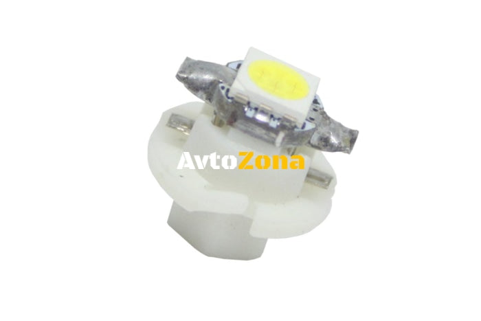 Лед крушки тип B8.4D 12V / 2W бял - Avtozona