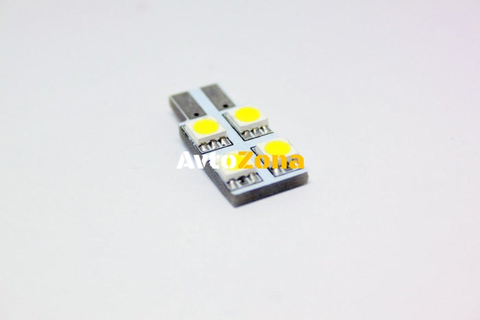 Лед крушки тип T10 с 4 SMD диода от едната страна - Avtozona