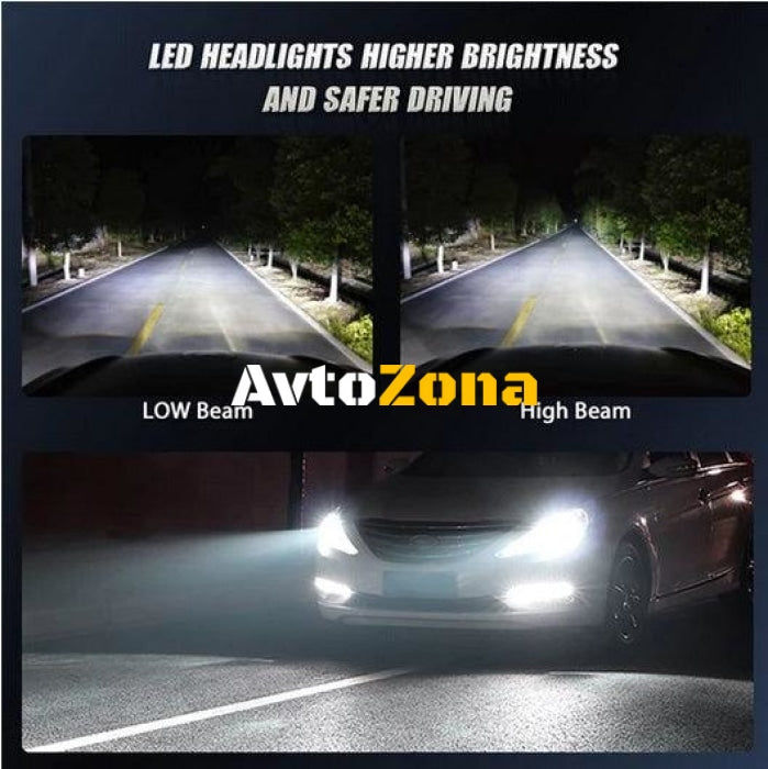 LED Крушки V20 canbus-H4 -70W (2 бр.) - Avtozona