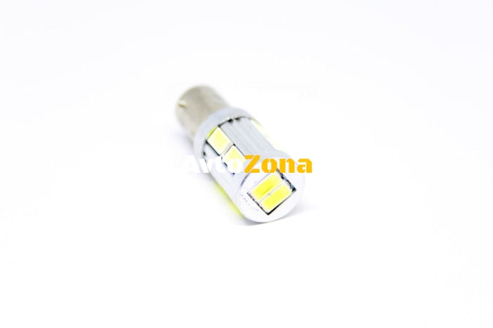 Лед крушки за 24V тип BA9S 5W с 10 SMD диода срещуположни пинове - Avtozona