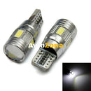 Лед Крушки За Габарит Т10 W5W LED 6 SMD Canbus 12V Бяла Светлина - Avtozona