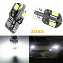 Лед Крушки За Габарит Т10 W5W LED 8 SMD 5730 Canbus 12V Бяла Светлина Error free Без грешки - Avtozona