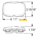 LED ЛЕД Аварийна/сигнална лампиа Маяк буркан с магнит 12/24V - Avtozona