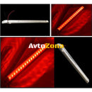 LED Лед Диодна Лампа Тръба 40см Червена Светлина 12V За Автомобил Камион За Дома или Офиса - Avtozona