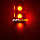 LED Лед Диодни Крушки За Габарит Т10-5050 W5W 9 SMD 12V Червена - Avtozona