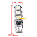 LED Лед Диодни Крушки За Габарит Т10 W5W 13 SMD 12V Синя Canbus - Error free Без грешки - Avtozona