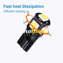 LED Лед Диодни Крушки За Габарит Т10 W5W 5 SMD 12V Бяла Светлина - Avtozona